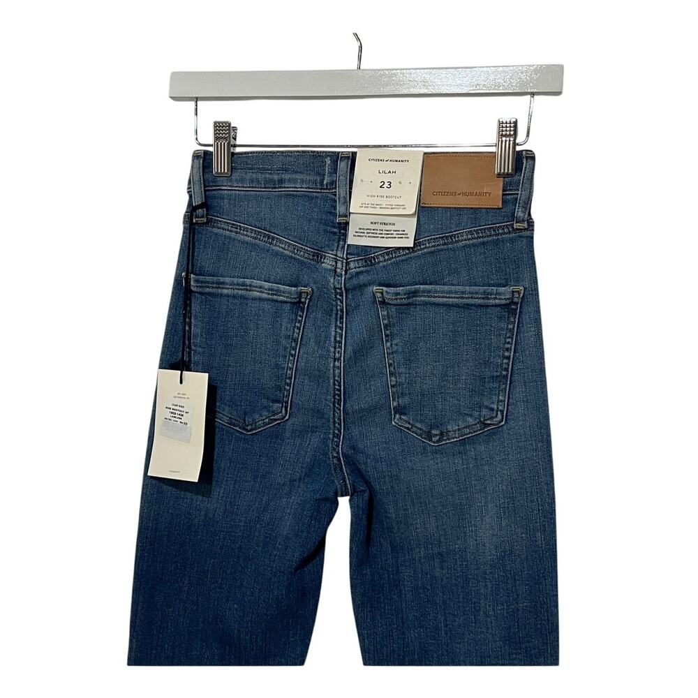 CITIZENS OF HUMANITY WOMENS SIZE 23 HIGH RISE BOOTCUT STRETCH LILAH JEANS NEW - Picture 8 of 13